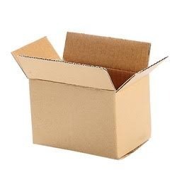 Plain Corrugated Cardboard Box, Color : Brown