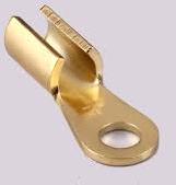 Coated Brass Lugs, for Electrical Ue, Wire Fittings, Pattern : Plain