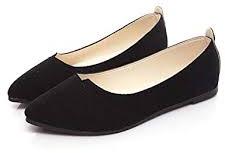Velvet Leather Ladies Shoes, Feature : Attractive Design, Comfortable ...