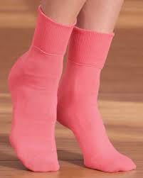 Checked Cotton Socks, Size : L, M