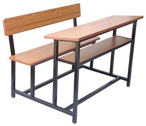 Steel Plain Polished School Desks, Color : Black, Brown