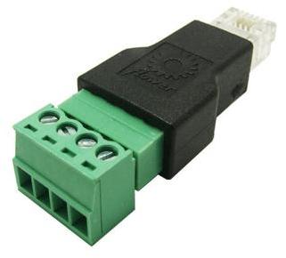 Electric Plastic RJ11 Screw Terminal, for Industrial Use, Certification : ISI Certified