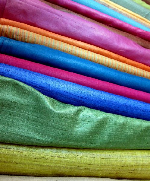 Tussar Silk Fabric, for Making Garments, Technics : Handloom