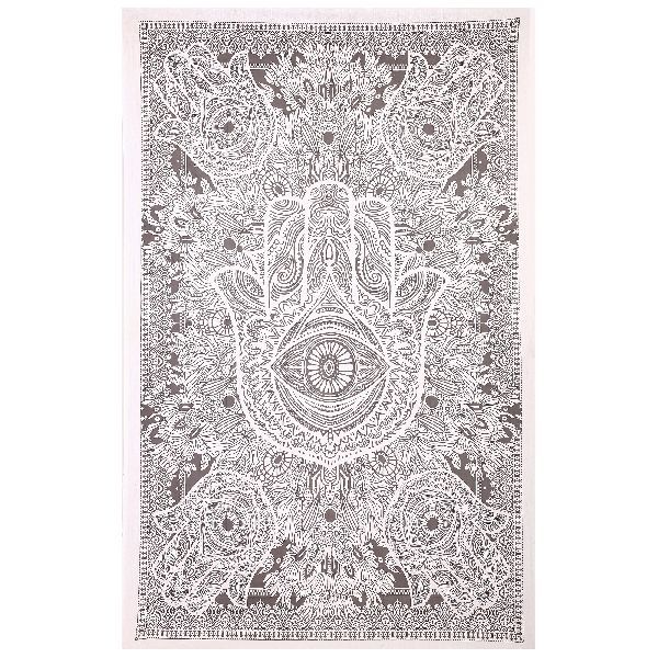 Exclusive Hamsa Hand Cotton Wall Hanging Tapestry