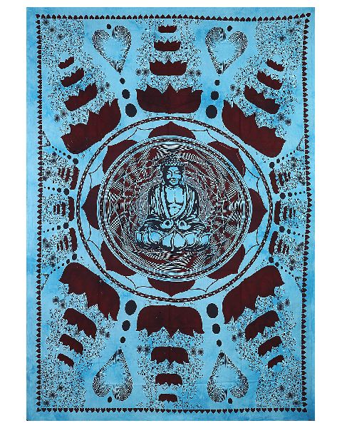 Large Buddha Cotton Wall Hanging Tapestry