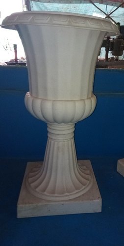 Polished Plain FRP Flower Pot, Style : Modern