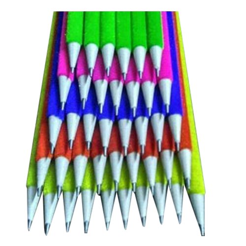 Multicolored Velvet Pencil, Feature : Easy Grip, Fine Finished, Color : Green, Pink etc.