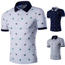 Mens Printed Polo T-Shirt, Size : XL, XXL
