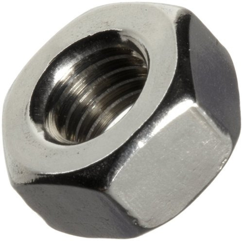 Polished Carbon Steel Forged Hex Nut, Color : Silver