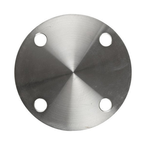 Polished Stainless Steel Plate Blank Flange, for Industrial Use, Shape : Round