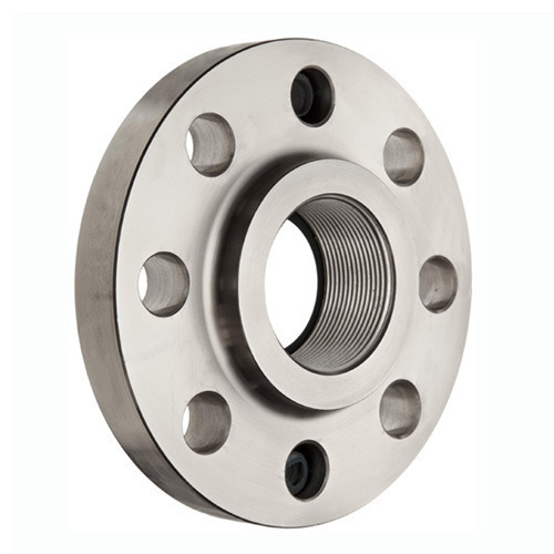 Polished Stainless Steel Screwed Flange, for Industrial Use, Color : Silver