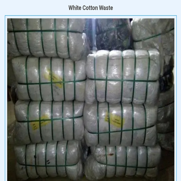 White Cotton Waste, for Home Textile, Industrial, Feature : Eco ...