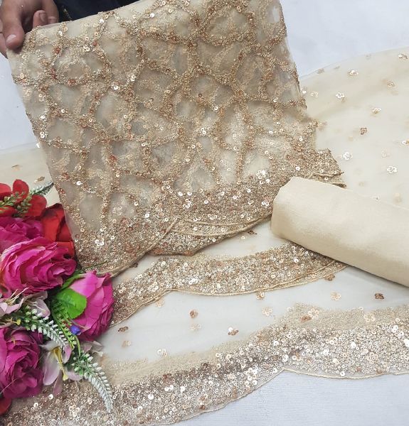 Net Fabric Dress Material