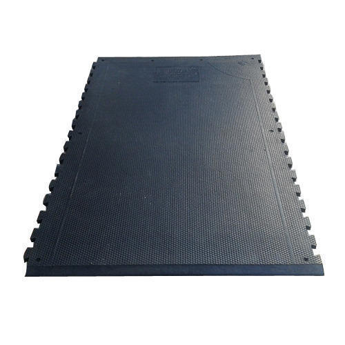 Straight Edge Rubber Cow Mat, Size : 8X5 Feet