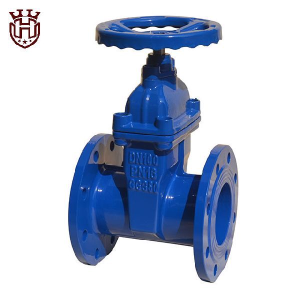 DI Flange Gate Valve, Brand Name : HUAHUI, Packaging Type : Sky Blue