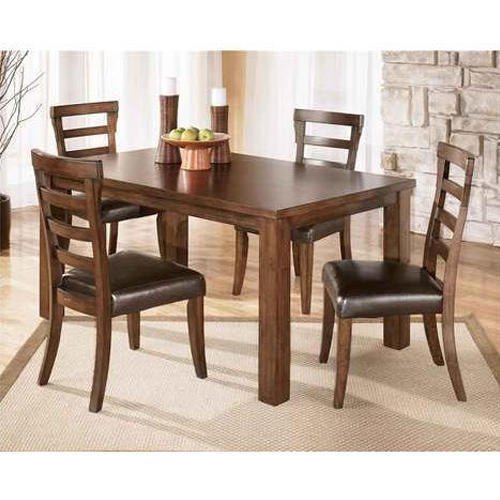 4 Chair Wooden Dining Table Set