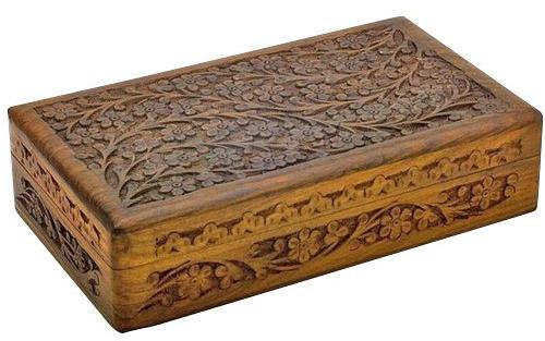 Carved Wooden Box