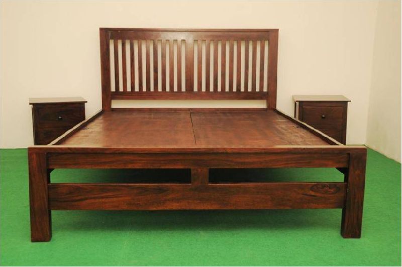 Rectangular ROSEWOOD BED, for HOME, Size : Single