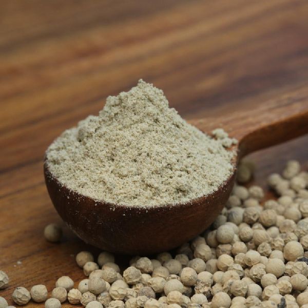 Organic White Pepper Powder, Packaging Type : Plastic Pouch