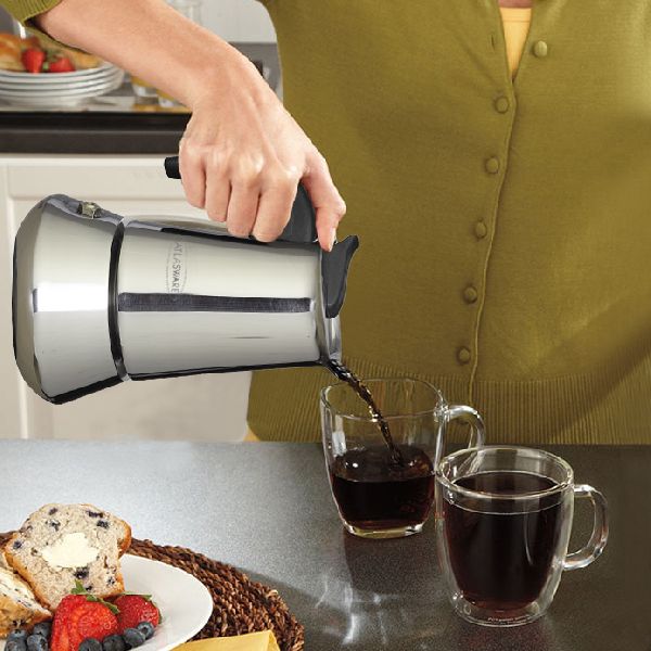 Atlasware Stainless steel Coffee Maker (4 Cup) by Thermo Housewares