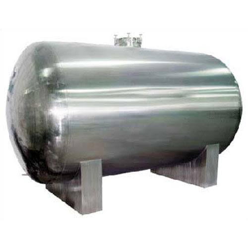 Blacknut Stainless Steel Horizontal SS Storage Tank, Color : Silver