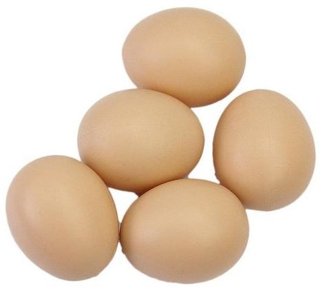Desi Chicken Eggs, Color : Brown