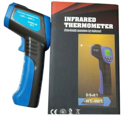 Plastic -30 Degree C-550 Degree C Digital Infrared Thermometer, Certification : CE Certified