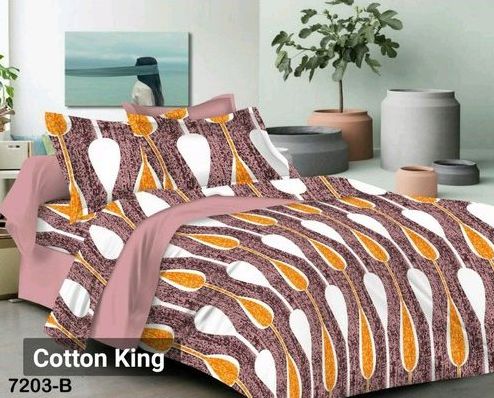 Cotton King Printed Bed Sheet Set