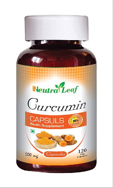 NeutraLeaf Curcumin Extract Capsules, Certification : FSSAI Certified