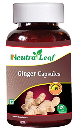 NeutraLeaf Ginger Extract Capsules, Packaging Type : Bottle