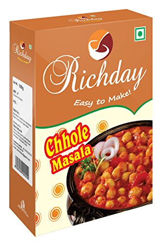 Natural Richday Chhole Masala (100g), Shelf Life : 1year