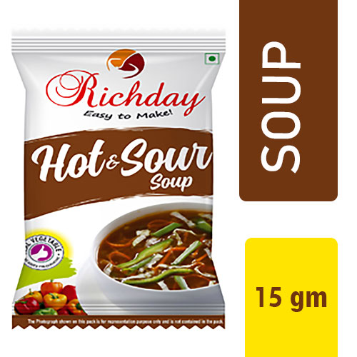 Richday Instant Hot & Sour Soup Combo of 12