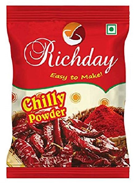 Richday Red Chilli Powder(100 gm), for Cooking, Fast Food, Sauce, Snacks, Certification : Fssai, FSSAI Certified