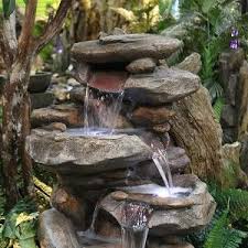 Marble Lamp Non Polished Stone Fountain, for Amusement Park, Garden, Outdoor, Public Attraction Places