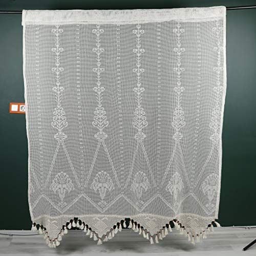Embroidered Knitted Curtain