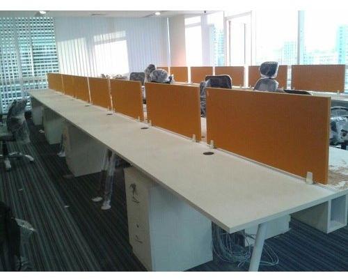 Linear Wood PVC Desking Systems, Color : White, Orange, Brown