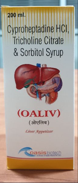 OALIV SYRUP 200ml, for 10ml, Purity : 99%
