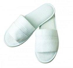 White Bathroom Slippers