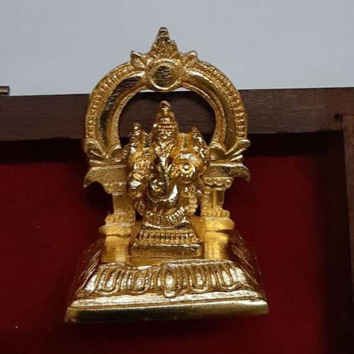 Brass Gold Plated God Statues, Packaging Type : Box