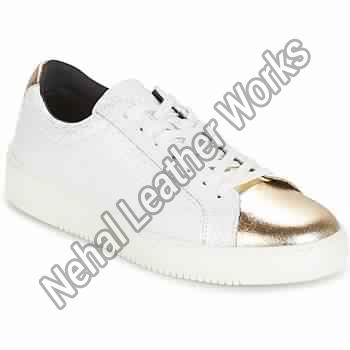Sneakers Low Cut Basic White / Gold Women Shoes Sneakers
