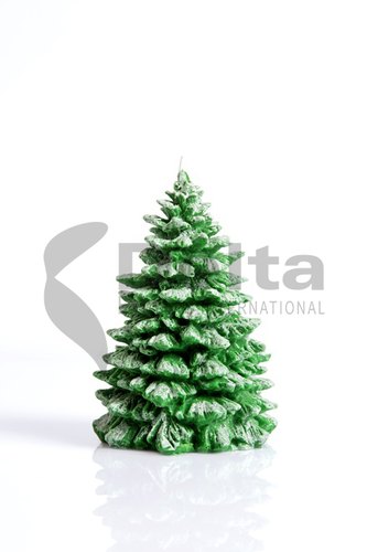 Delta Exports Wax christmas tree candle, Packaging Type : box