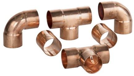 Round Copper Fittings, for Hydraulic Pipe