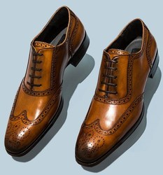 Brown Mens Leather Shoes