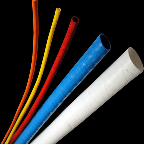 Multicolor PTFE Sleeves, Color : White