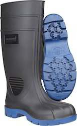 Bata PVC Black Gum Boots, Size : 6 - 10