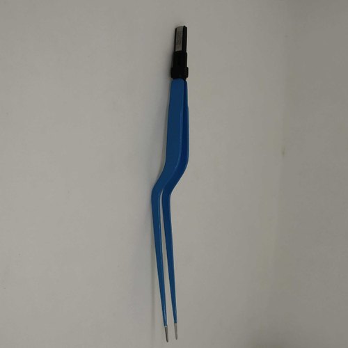 100Gram ElectroSurgery Diathermy Bipolar Forceps, Size : 19.5Cm