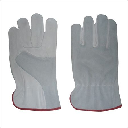 Plain Combined Leather Driving Gloves, Size : Standard