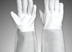 Plain TIG Leather Welding Gloves, Size : Standard
