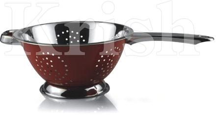 Colored Long Handle Deep Colander, for Home, Hotel, Shop