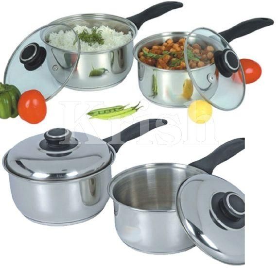 Encapsulated Regular Sauce Pan With Bakelite Handle